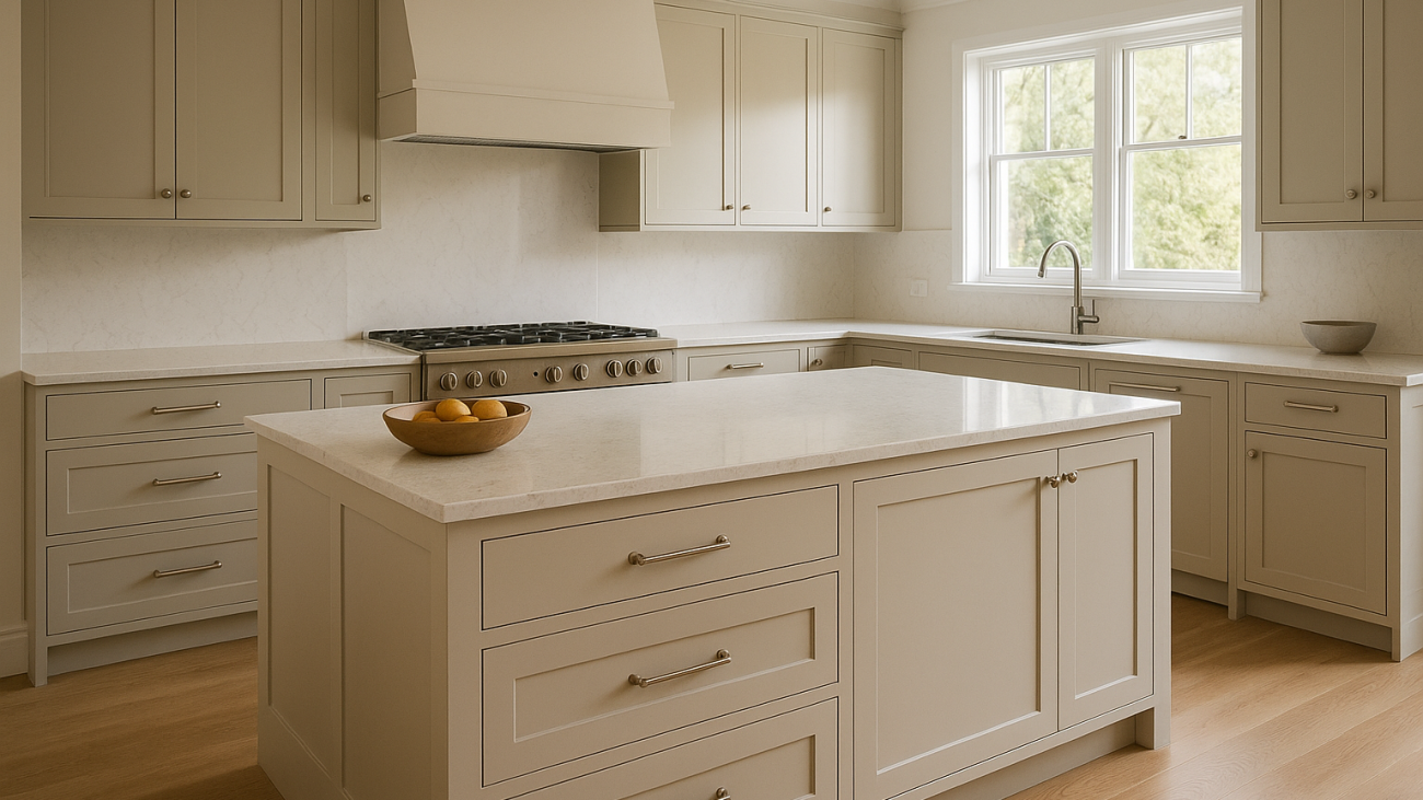 Modern Australian kitchen with quality cabinetry, island storage and neutral finishes